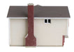 Walthers Cornerstone 933-3840 N Scale Split Level House Kit