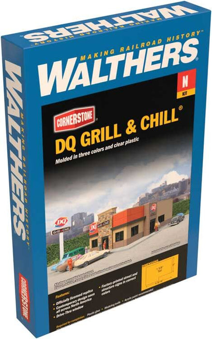 Walthers Cornerstone 933-3846 N Scale DQ Grill and Chill Building Kit