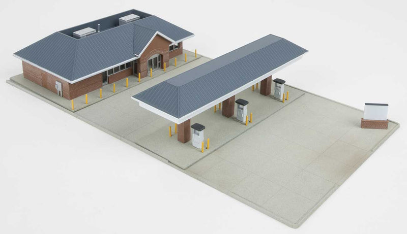 Walthers Cornerstone 933-3885 N Scale Modern Gas Station Building Kit