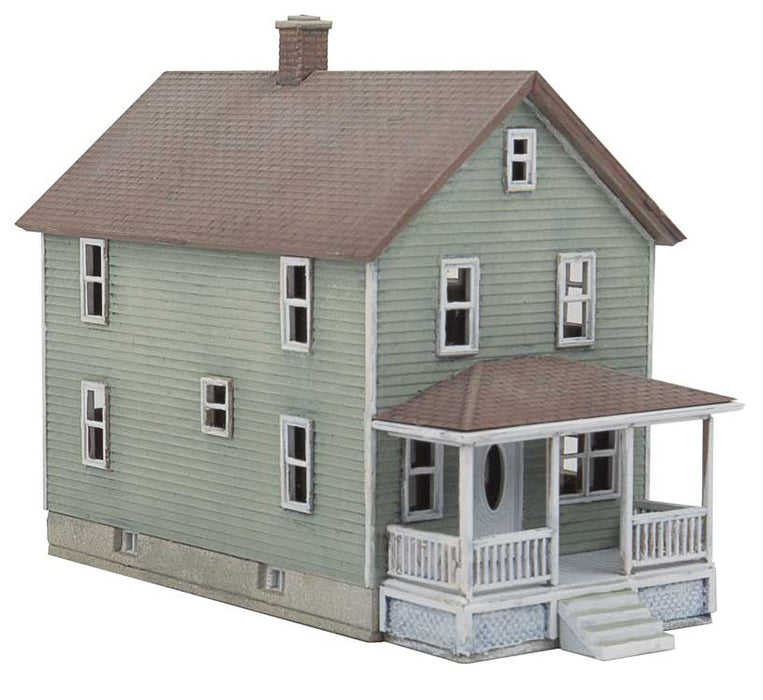 Walthers Cornerstone 933-3888 N Scale 2 Story Framed House Structure Kit