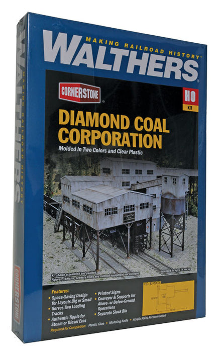 Walthers Cornerstone 933-4046 HO Scale Diamond Coal Corp Structure Kit