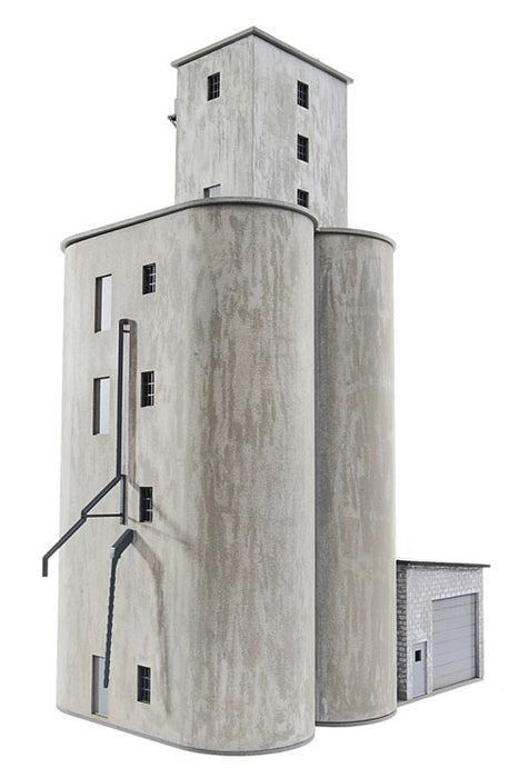 Walthers Cornerstone 933-4047 HO Scale CO-OP Grain Elevator Structure Kit