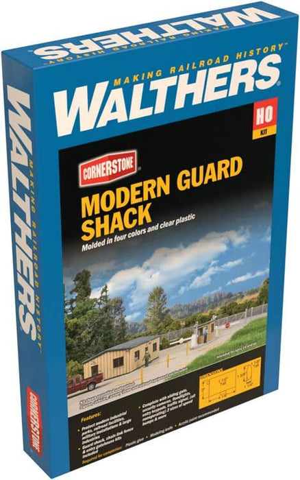 Walthers Cornerstone 933-4076 HO Scale Modern Guard Shack Structure Kit