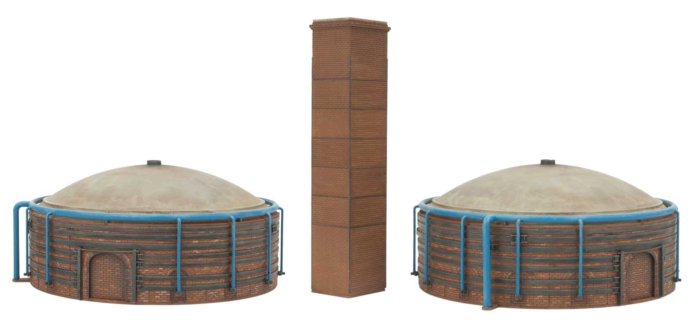 Walthers Cornerstone 933-4100 HO Scale Brick Kilns Structure Kit