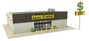 Walthers Cornerstone 933-4113 HO Scale The Bargain Depot Kit