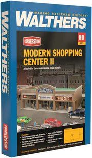 Walthers Cornerstone 933-4116 HO Scale Modern Shopping Center II Structure Kit