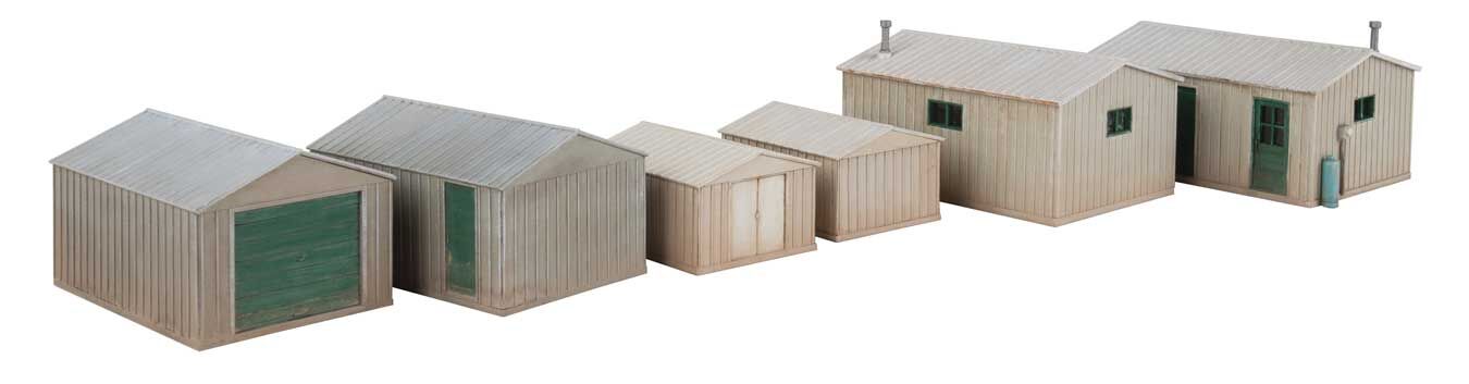 Walthers Cornerstone 933-4123 HO Scale Metal Yard Shed Building Kit