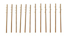 Walthers Cornerstone 933-4173 HO Scale Intermediate Height "Wood" Utility Poles Kit