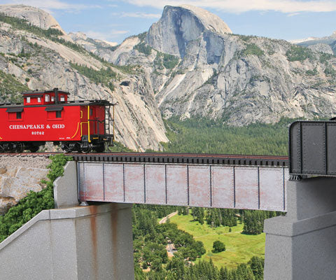 Walthers Cornerstone 933-4506 HO Scale 50' Single Track Deck Girder Bridge Kit