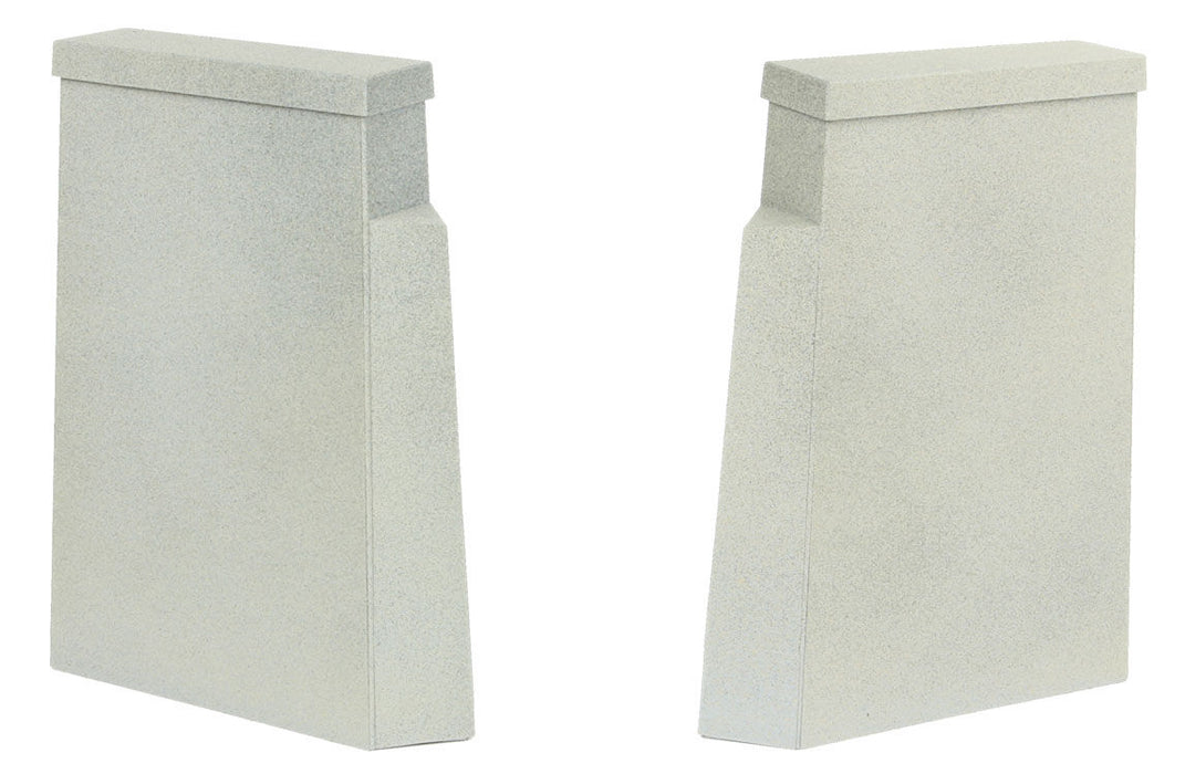 Walthers Cornerstone 933-4550 HO Scale Single Track Railroad Bridge Concrete Piers 2 Pack
