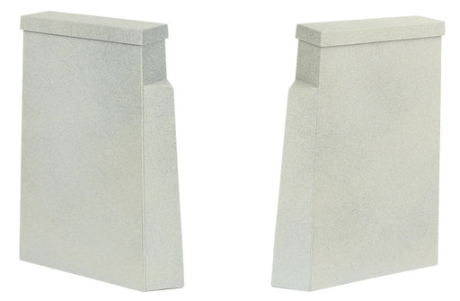 Walthers Cornerstone 933-4550 HO Scale Single Track Railroad Bridge Concrete Piers 2 Pack