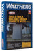 Walthers Cornerstone 933-4550 HO Scale Single Track Railroad Bridge Concrete Piers 2 Pack