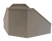 Walthers Cornerstone 933-4553 HO Scale Double Track Railroad Bridge Concrete Abutments 2 Pack