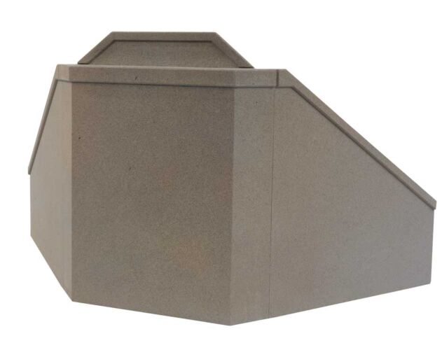 Walthers Cornerstone 933-4553 HO Scale Double Track Railroad Bridge Concrete Abutments 2 Pack