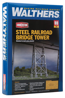 Walthers Cornerstone 933-4554 HO Scale Steel Railroad Bridge Tower