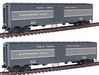 Walthers Gold Line 932-24156 HO Scale Express Car 2-Tone Gray NYC 2 Pack - NOS