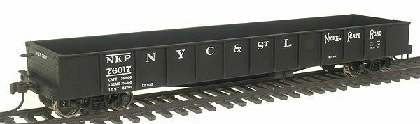 Walthers Gold Line 932-7467 HO Scale 46' USRA Gondola NKP 76017 - NOS