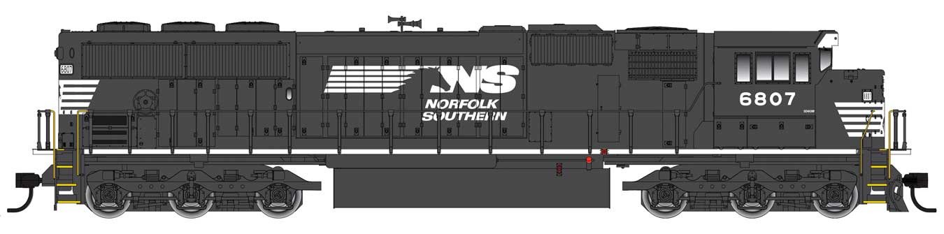 Walthers Mainline 910-10320 HO EMD SD60m Norfolk Southern NS 6814