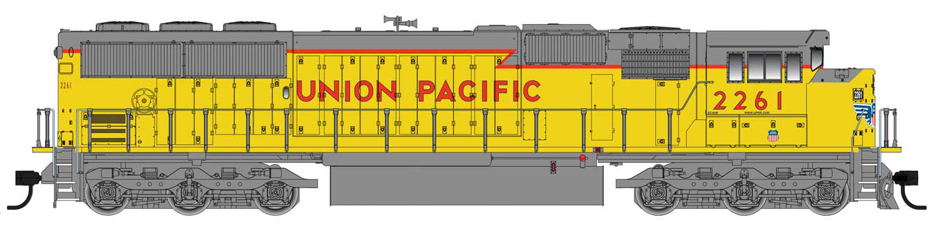 Walthers Mainline 910-10323 HO EMD SD60m Union Pacific UP 2300