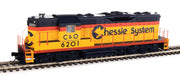 Walthers Mainline 910-10482 HO Scale EMD GP9 High Hood Chessie/C&O 6201