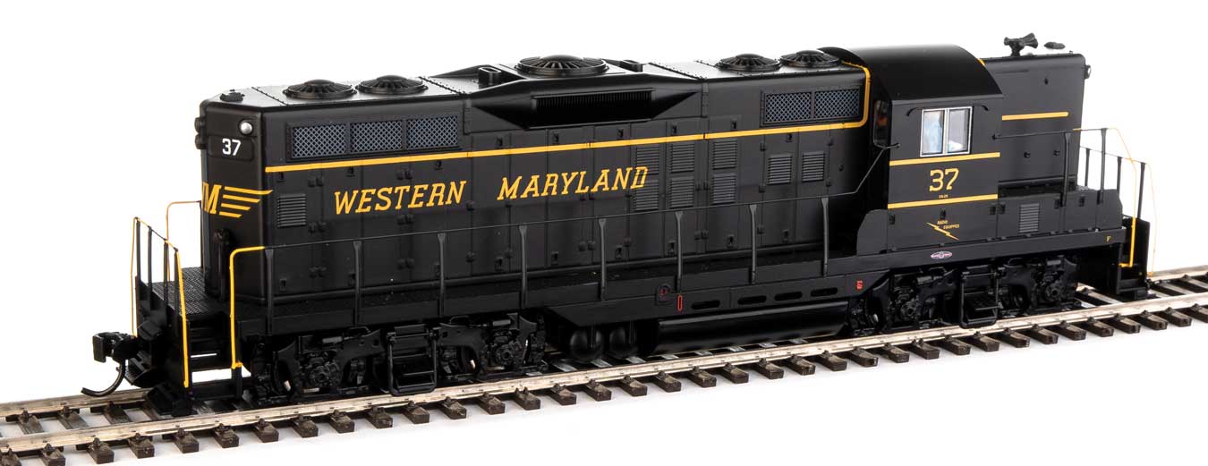 Walthers Mainline 910-10489 HO Scale EMD GP9 High Hood Western Maryland WM 37