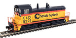 Walthers Mainline 910-10664 HO Scale EMD SW7 Phase II Switcher Chessie System C&O 5221