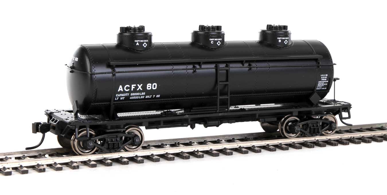 Walthers Mainline 910-1125 HO Scale 3 Dome Tank Car ACFX 60