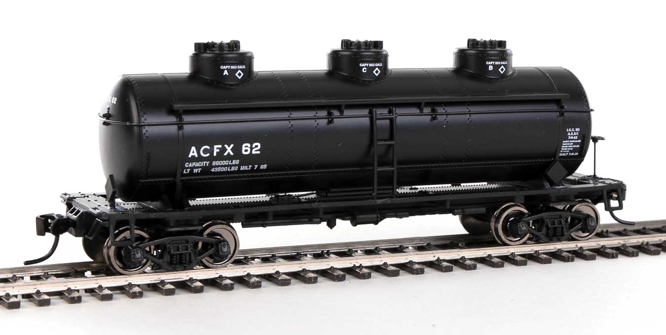 Walthers Mainline 910-1127 HO Scale 3 Dome Tank Car ACFX 62