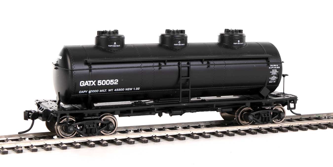 Walthers Mainline 910-1133 HO Scale 3 Dome Tank Car GATX 50052