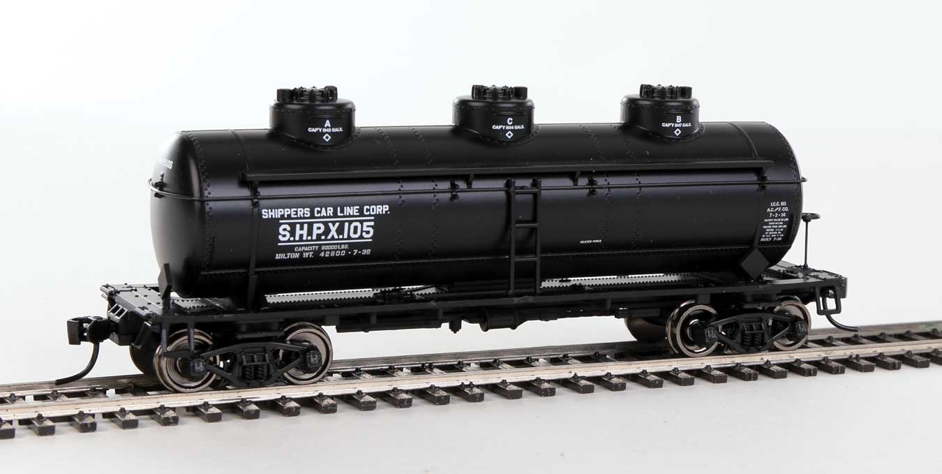 Walthers Mainline 910-1137 HO Scale 3 Dome Tank Car SHPX 105