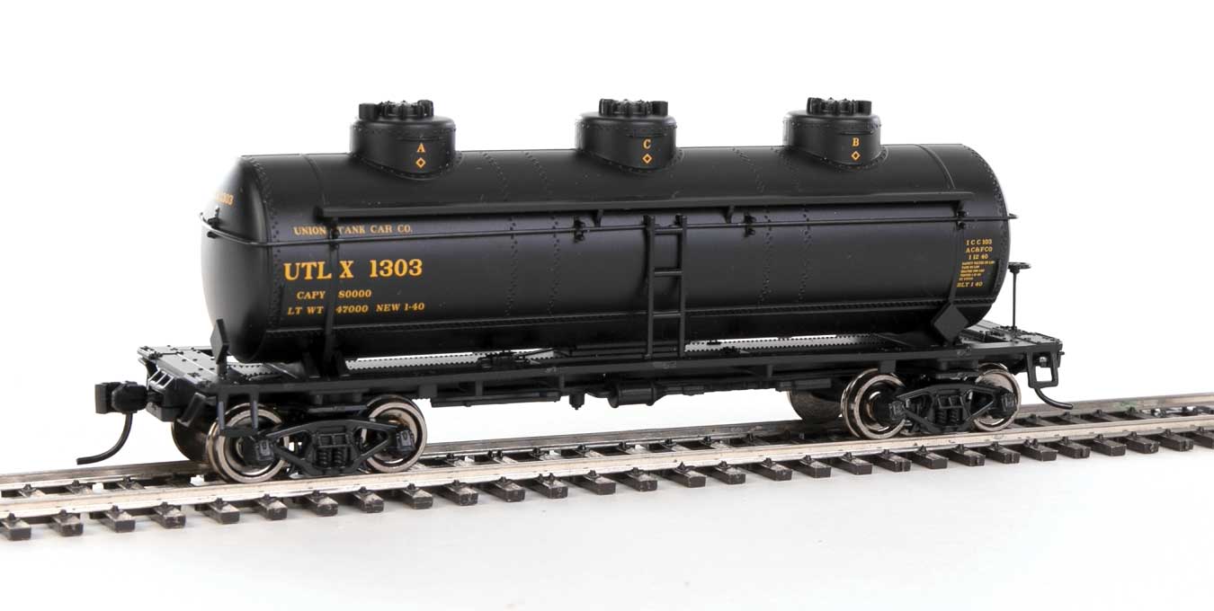 Walthers Mainline 910-1143 HO Scale 3 Dome Tank Car UTLX 1303
