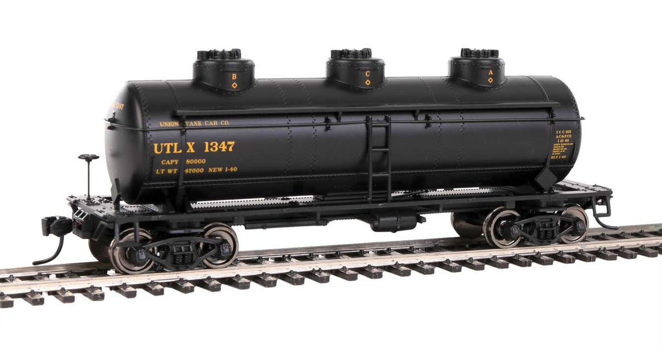 Walthers Mainline 910-1144 HO Scale 3 Dome Tank Car UTLX 1347