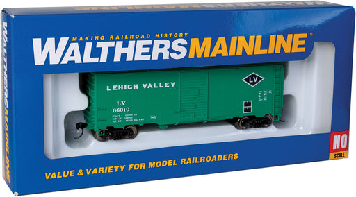 Walthers Mainline 910-1166 HO Scale 40' Modernized AAR 1948 Boxcar Lehigh Valley LV 66010