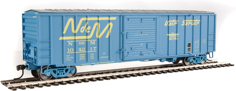 Walthers Mainline 910-1813 HO Scale 50' ACF Boxcar Nacionales de Mexico NdeM 104217