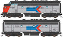 Walthers Mainline 910-19956 HO Scale EMD F7A-B Diesel Set Amtrak 100/150 DCC Sound