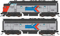 Walthers Mainline 910-19957 HO Scale EMD F7A-B Diesel Set Amtrak 103/151 DCC Sound