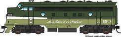 Walthers Mainline 910-19977 HO Scale EMD F7A Diesel Northern Pacific NP 6514A DCC Sound