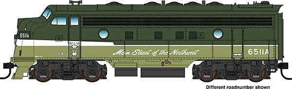 Walthers Mainline 910-19977 HO Scale EMD F7A Diesel Northern Pacific NP 6514A DCC Sound