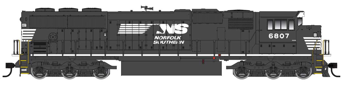 Walthers Mainline 910-20320 HO EMD SD60m Norfolk Southern NS 6809 DCC & Sound