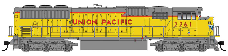 Walthers Mainline 910-20323 HO EMD SD60m Union Pacific UP 2316 DCC & Sound