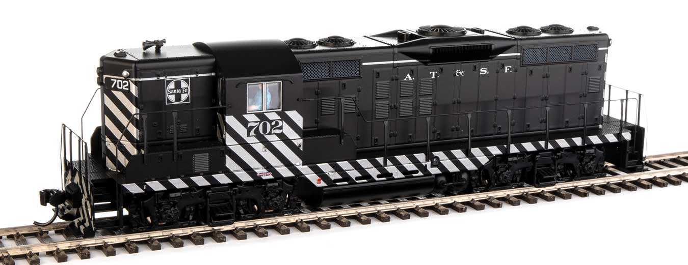 Walthers Mainline 910-20479 HO Scale EMD GP9 Phase II High Hood Santa Fe ATSF 702 DCC & Sound