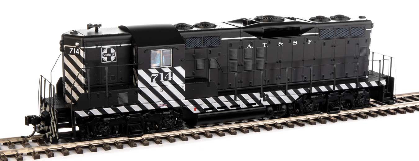 Walthers Mainline 910-20480 HO Scale EMD GP9 Phase II High Hood Santa Fe ATSF 714 DCC & Sound