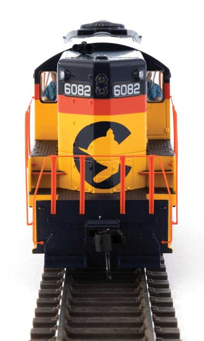 Walthers Mainline 910-20481 HO Scale EMD GP9 Phase II High Hood Chessie/C&O 6182 DCC & Sound