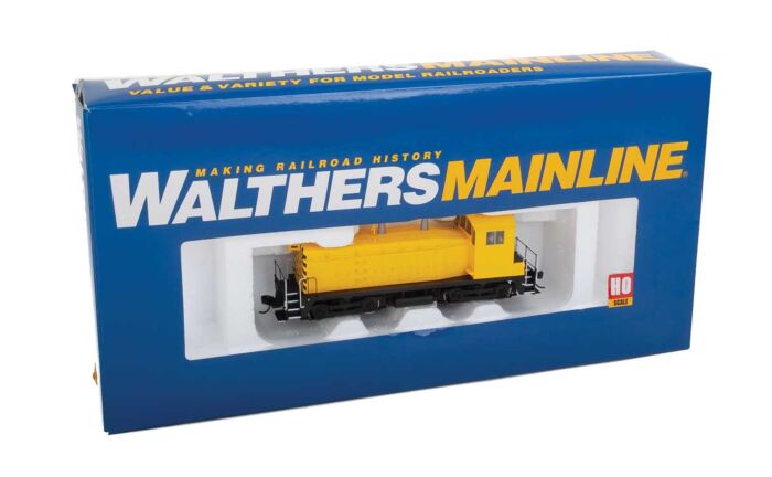 Walthers Mainline 910-20609 HO Scale EMD NW2 Phase V Switcher Yellow Undecorated DCC Sound
