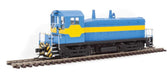 Walthers Mainline 910-20610 HO Scale EMD NW2 Phase V Switcher Blue and Yellow Undecorated DCC Sound