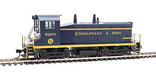 Walthers Mainline 910-20613 HO Scale EMD NW2 Phase V Switcher Chesapeake & Ohio C&O 5208 DCC LokSoun