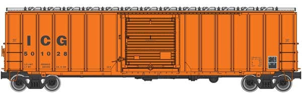 Walthers Mainline 910-2171 HO Scale 50' ACF Boxcar Illinois Central Gulf ICG 501028