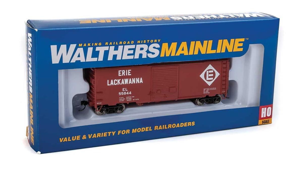 Walthers Mainline 910-2254 HO Scale 40' AAR Boxcar Erie Lackawanna EL 55844