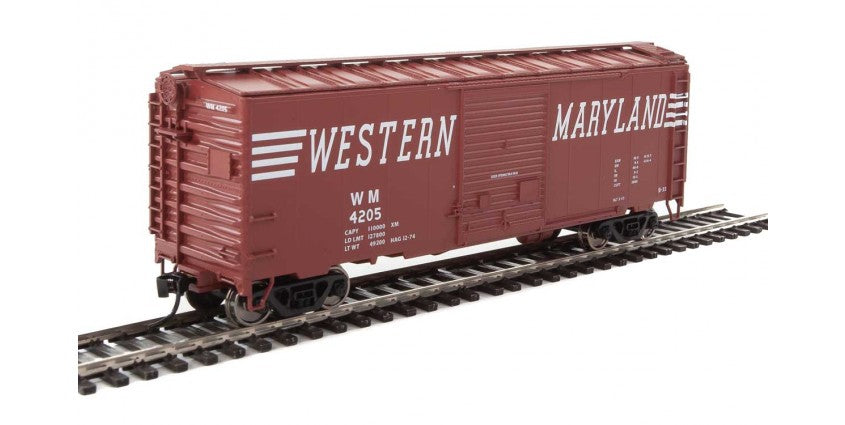 Walthers Mainline 910-2270 HO Scale 40' AAR Boxcar Western Maryland WM 4393