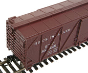 Walthers Mainline 910-2504 HO Scale 40' Single Sheathed Boxcar Rock Island RI 42199 - NOS